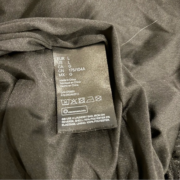 Black Sequin Size L H&M Mini Dress - Picture 9 of 9